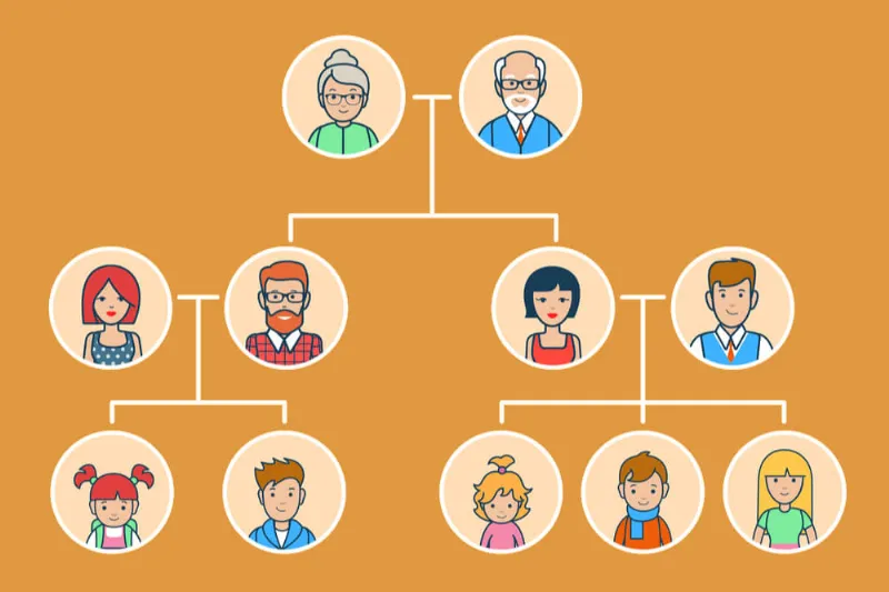 Wie man aus unvollständigen Informationen einen Familienstammbaum erstellt